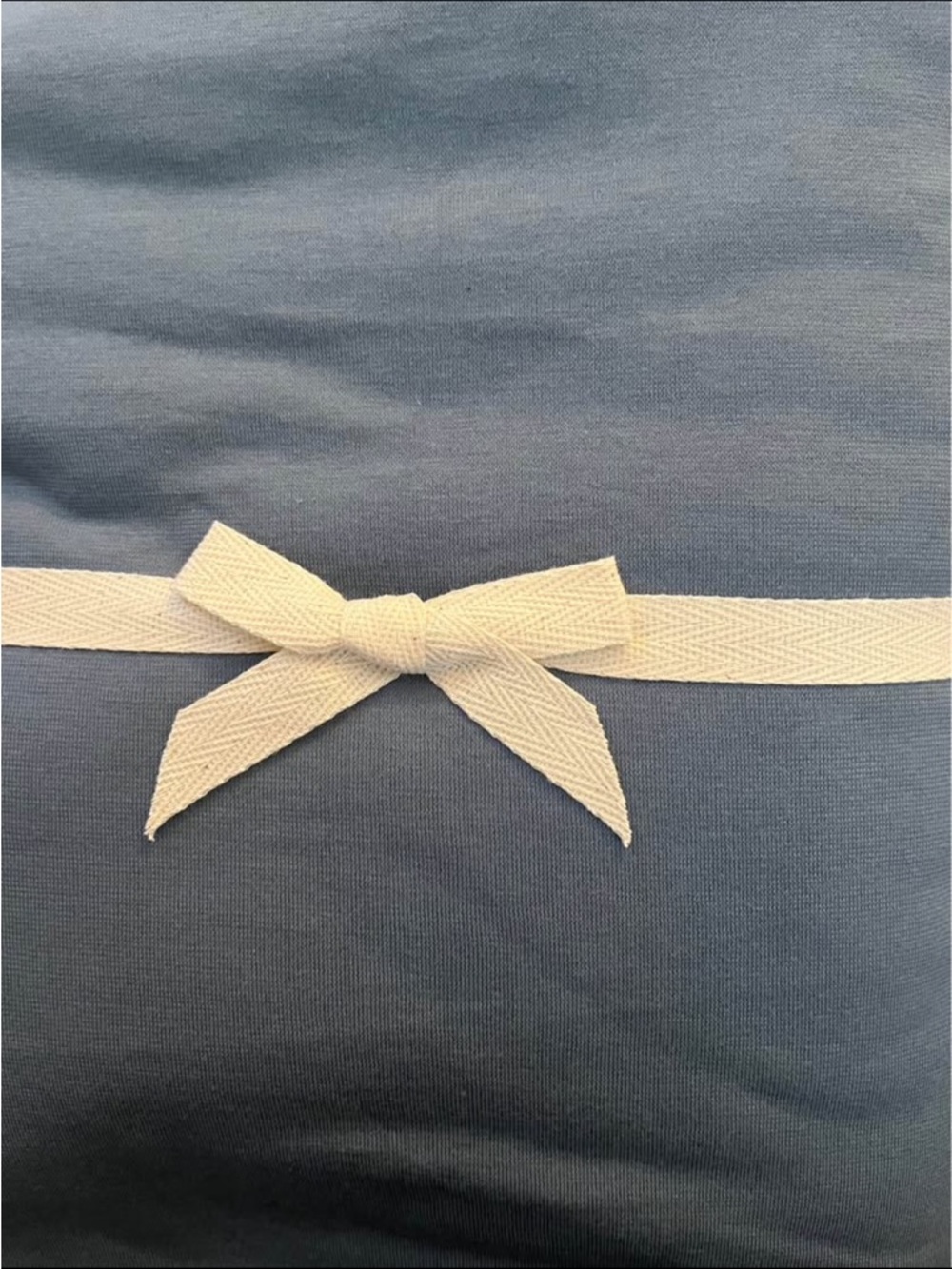 Blue Jersey Knit Duvet Cover